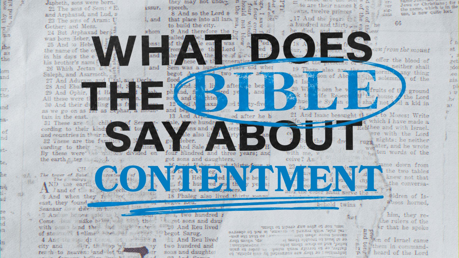 What Does The Bible Say About Contentment?